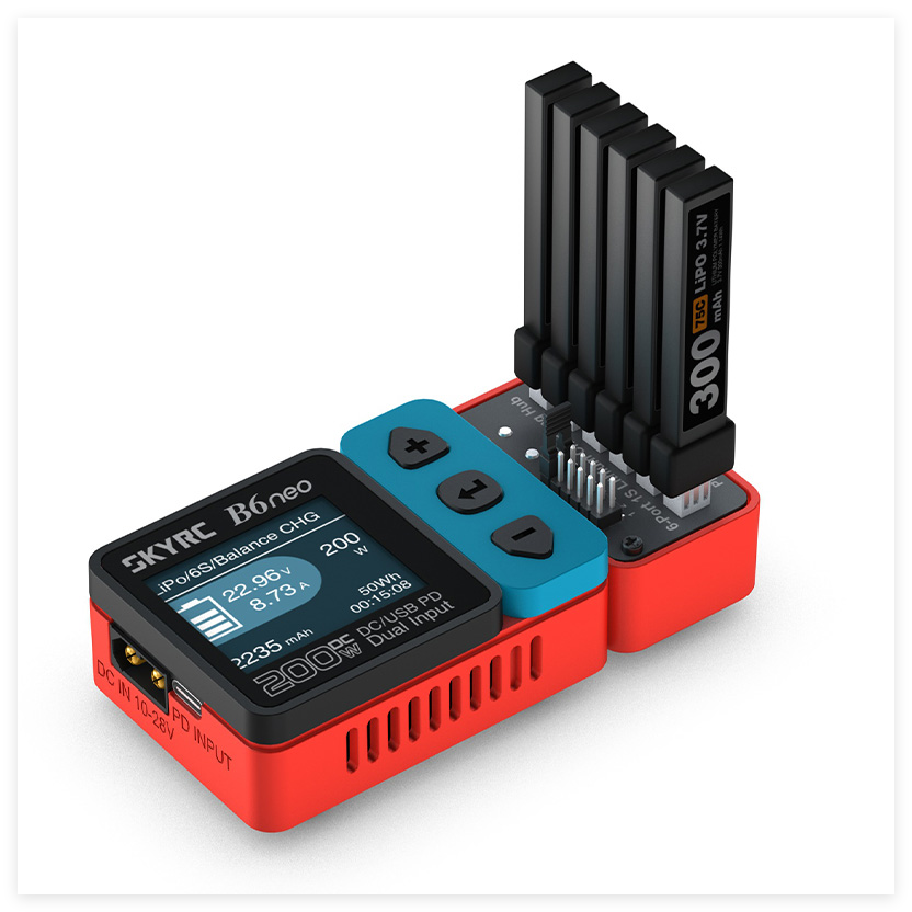 Drone Racing Gate - SKYRC Battery Charging Hub OSH 6-Port