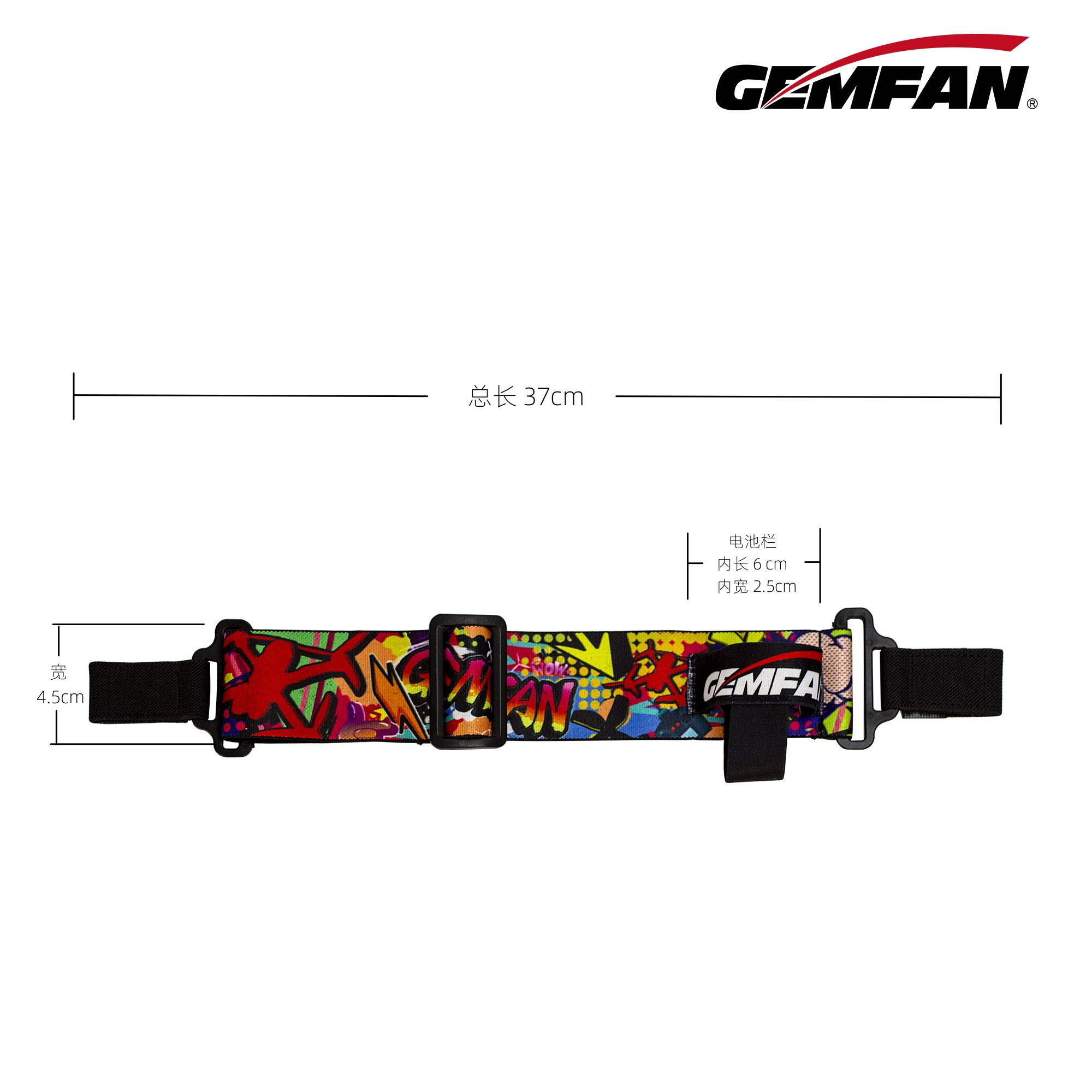 GEMFAN GOGGLE Battery Strap FP - đánh giá và giá Drone Racing Gate