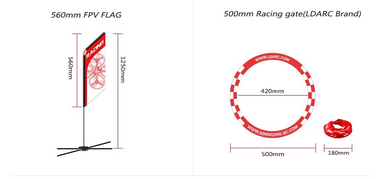 RC Mini Racing Plane Spare Par - đánh giá và giá Drone Racing Gate