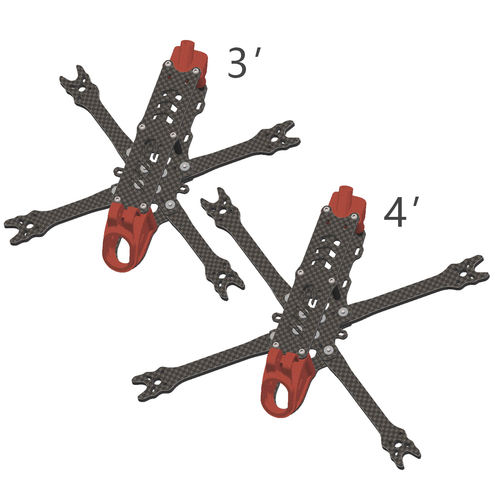 AlfaRC Mikro 140/175 3/4Inch T - đánh giá và giá Drone Racing Frame